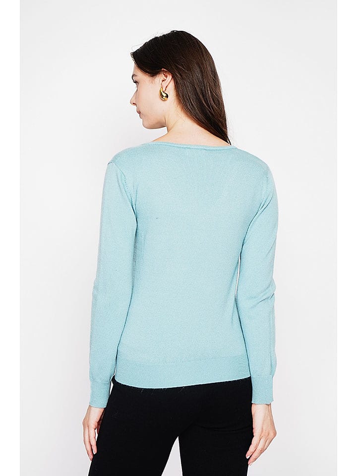 Sveter ASSUILI Türkis 746121 Pullover in Türkis - 3