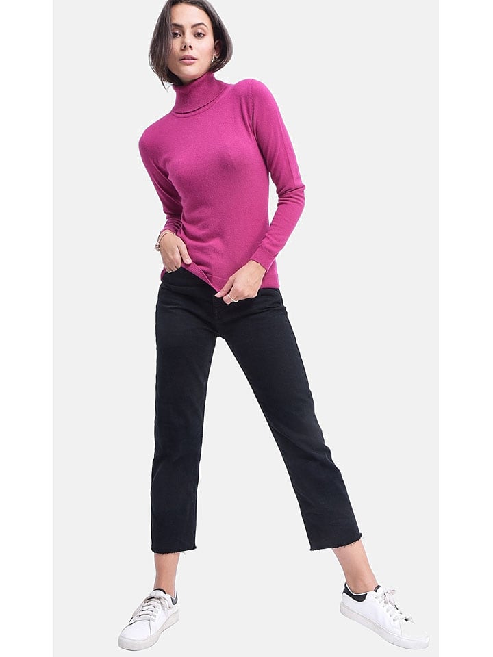 Sveter ASSUILI Fuchsia 5909700 Rollkragenpullover in Fuchsia - 4