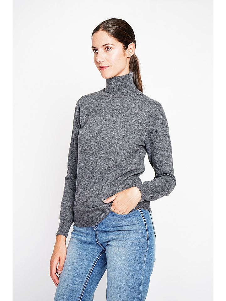 Sveter ASSUILI Anthrazit 4202875 Rollkragenpullover in Anthrazit - 2