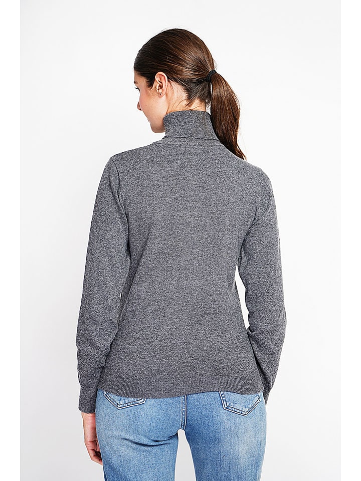 Sveter ASSUILI Anthrazit 4202875 Rollkragenpullover in Anthrazit - 3