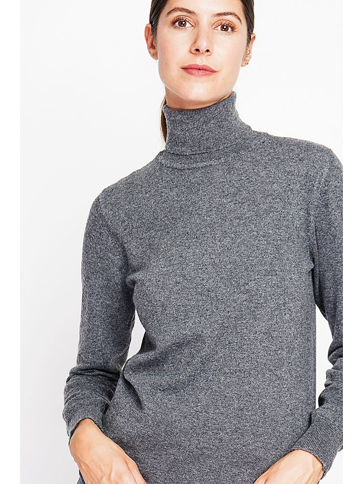 Sveter ASSUILI Anthrazit 4202875 Rollkragenpullover in Anthrazit - 4