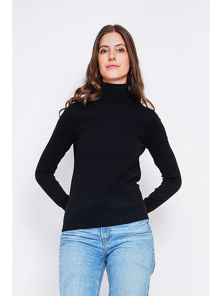 Sveter ASSUILI Schwarz 1735098 Rollkragenpullover in Schwarz - 2