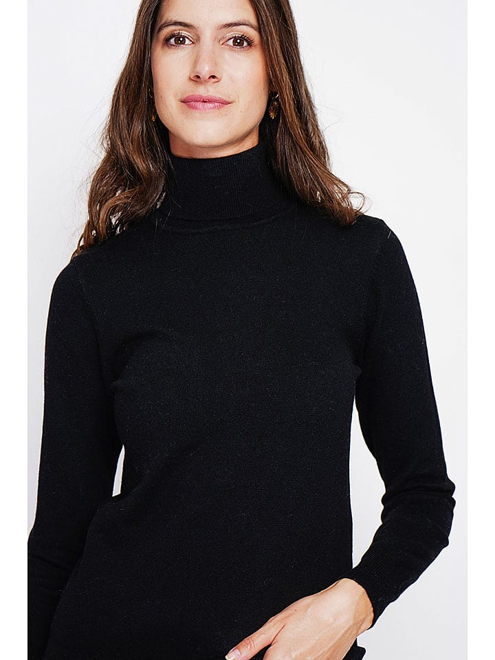 Sveter ASSUILI Schwarz 1735098 Rollkragenpullover in Schwarz - 4