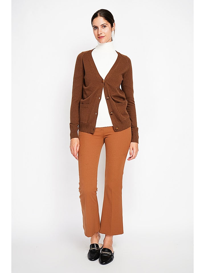 Sveter ASSUILI Braun 107010 Cardigan in Braun - 5