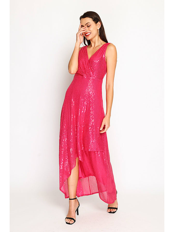 Šaty ASSUILI Pink 5992314 Paillettenkleid in Pink - 2