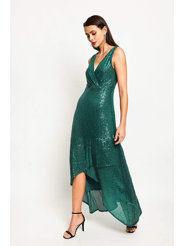 Šaty ASSUILI Grün 3943458 Paillettenkleid in Grün - 2
