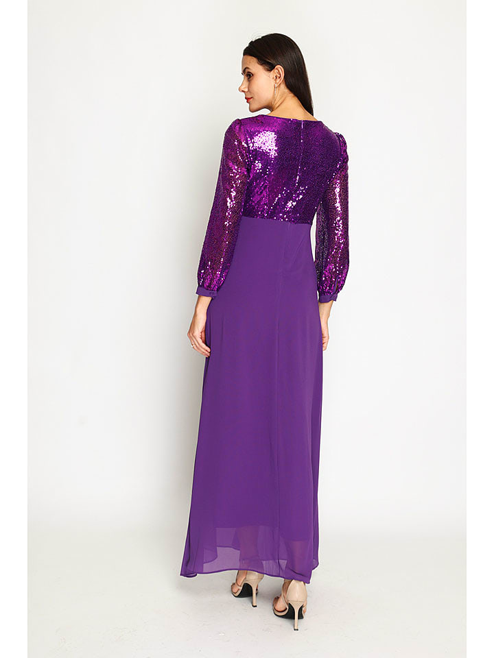 Šaty ASSUILI Lila 4060124 Kleid in Lila - 3