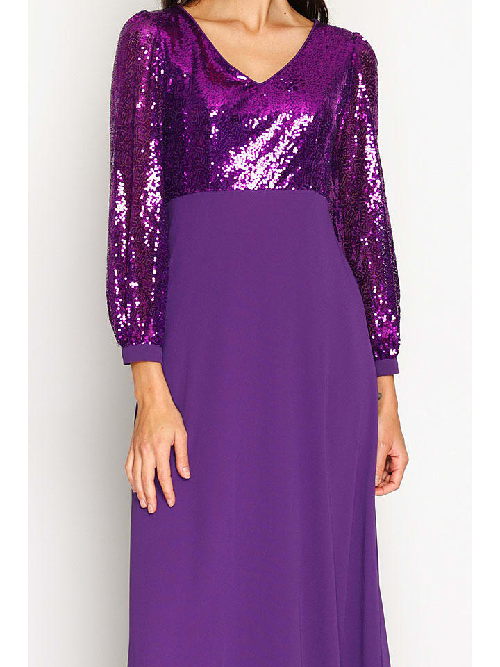 Šaty ASSUILI Lila 4060124 Kleid in Lila - 4