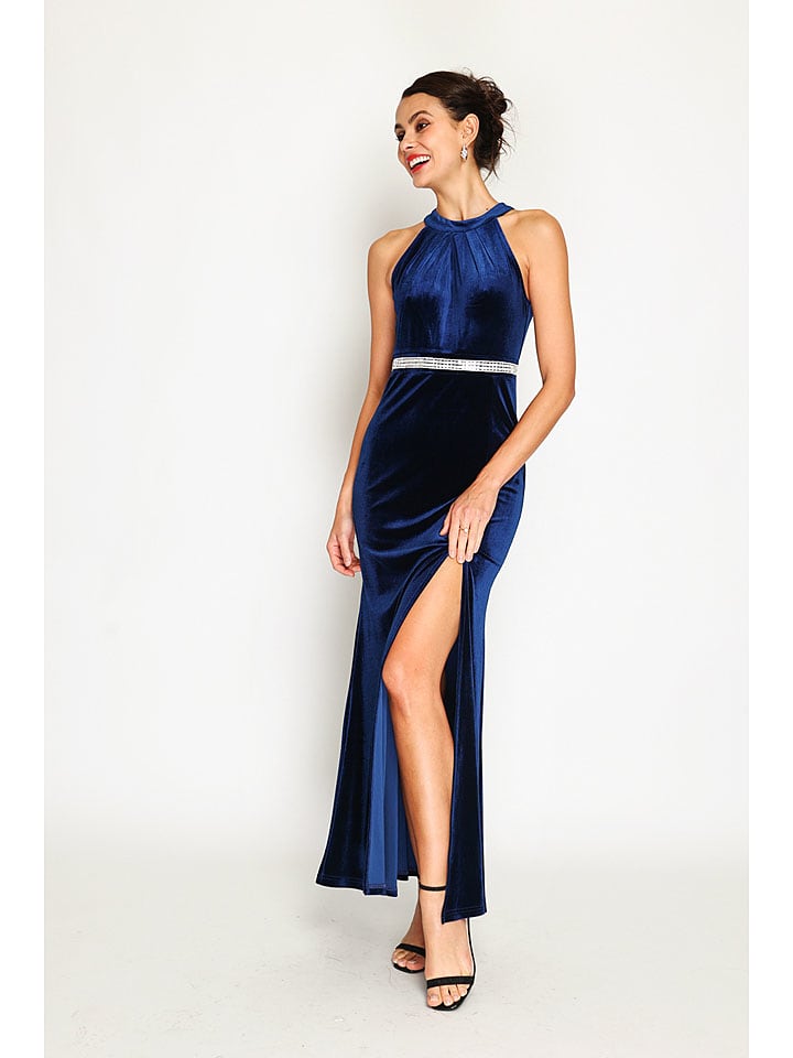 Šaty ASSUILI Dunkelblau 7077819 Samtkleid in Dunkelblau - 2