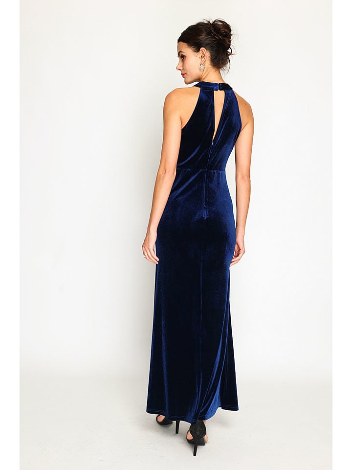 Šaty ASSUILI Dunkelblau 7077819 Samtkleid in Dunkelblau - 3