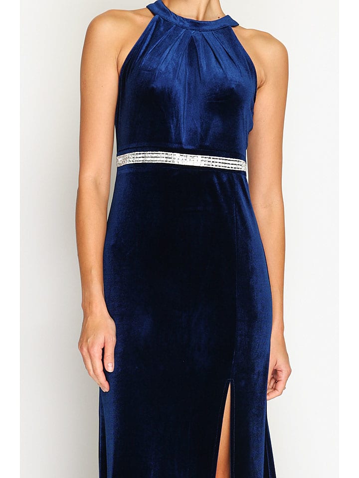 Šaty ASSUILI Dunkelblau 7077819 Samtkleid in Dunkelblau - 4