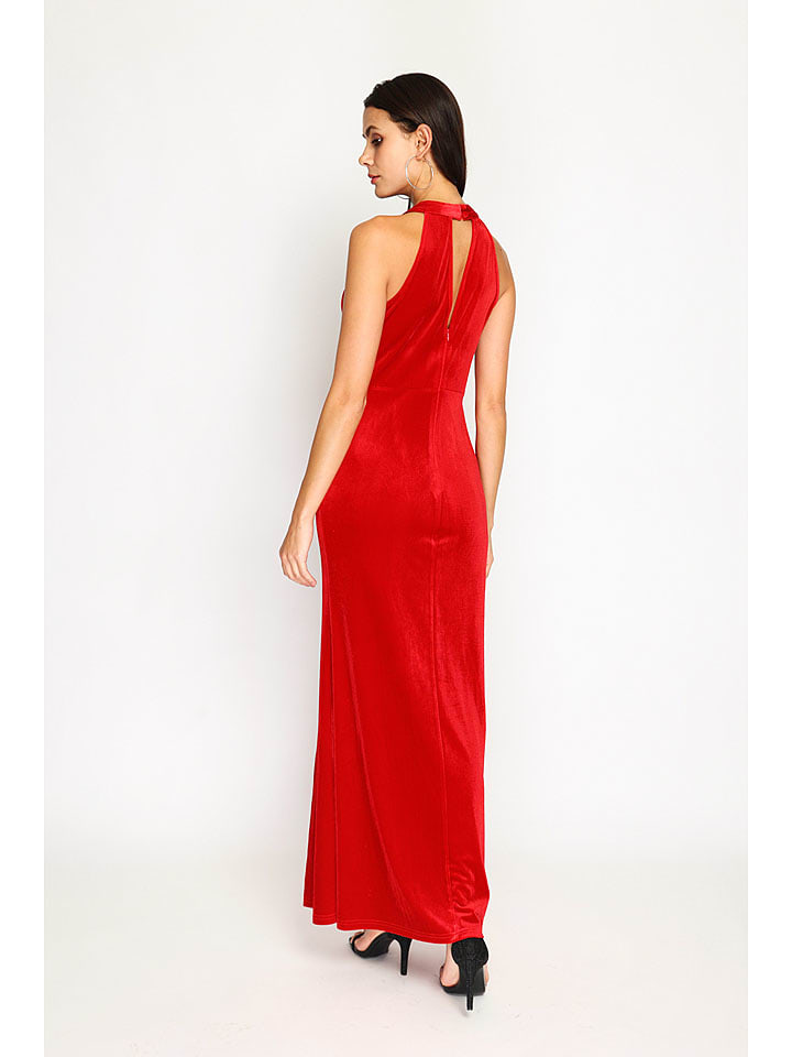 Šaty ASSUILI Rot 249938 Samtkleid in Rot - 3