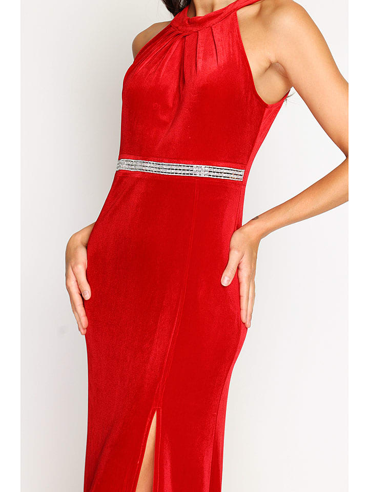 Šaty ASSUILI Rot 249938 Samtkleid in Rot - 4