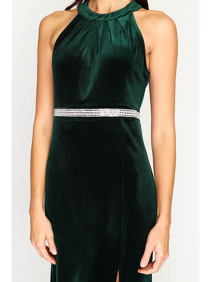 Šaty ASSUILI Dunkelgrün 9351754 Samtkleid in Dunkelgrün - 4