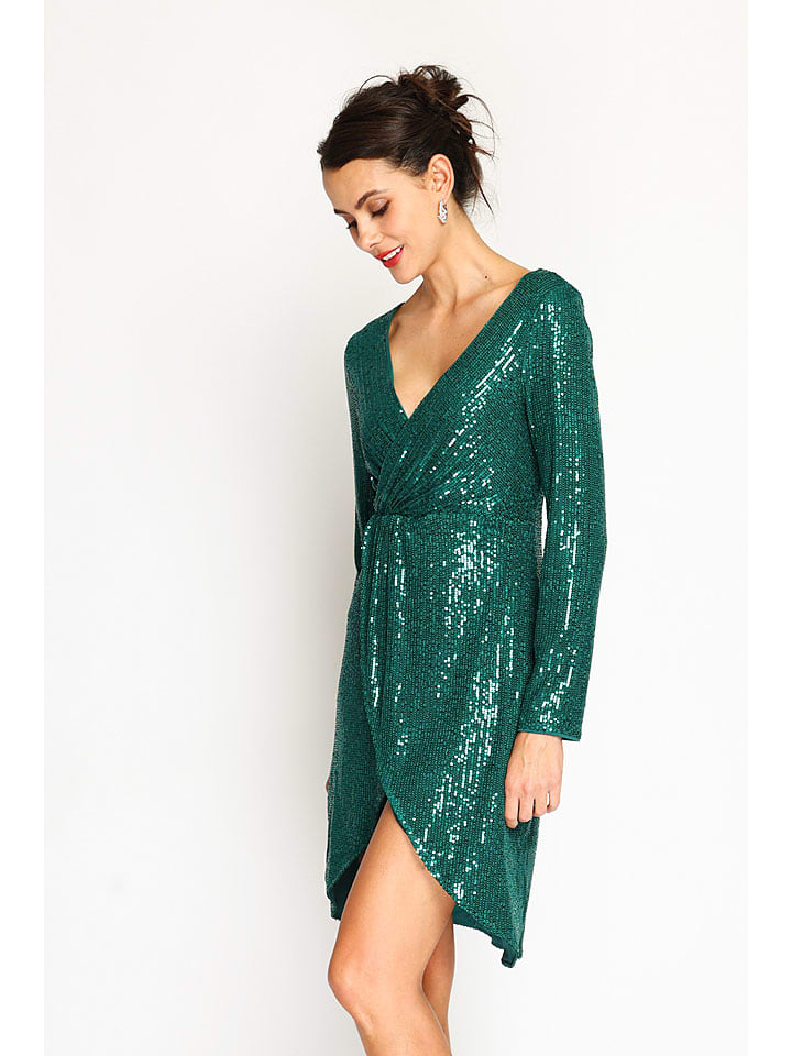 Šaty ASSUILI Grün 3584363 Paillettenkleid in Grün - 2