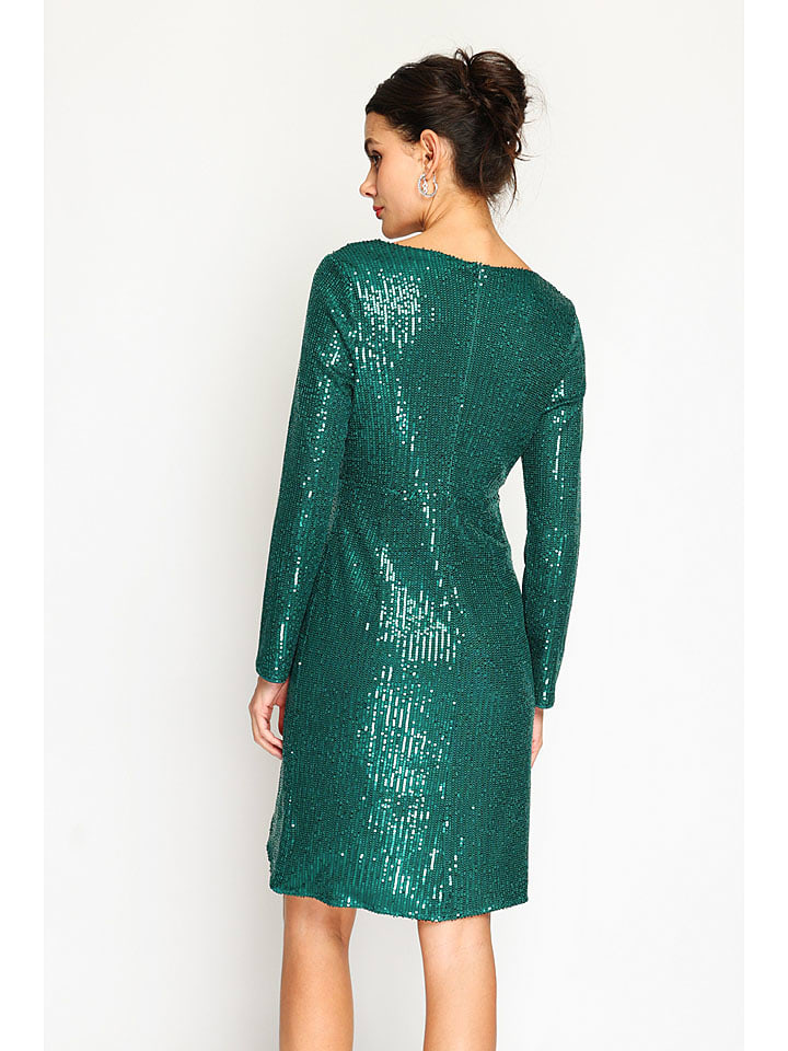 Šaty ASSUILI Grün 3584363 Paillettenkleid in Grün - 3