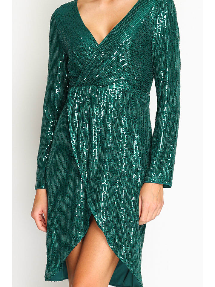 Šaty ASSUILI Grün 3584363 Paillettenkleid in Grün - 4