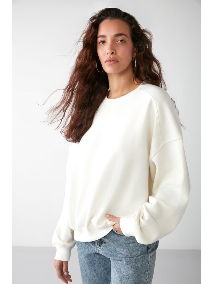 Mikina Happiness Istanbul Creme 2025439 Sweatshirt in Creme - 5