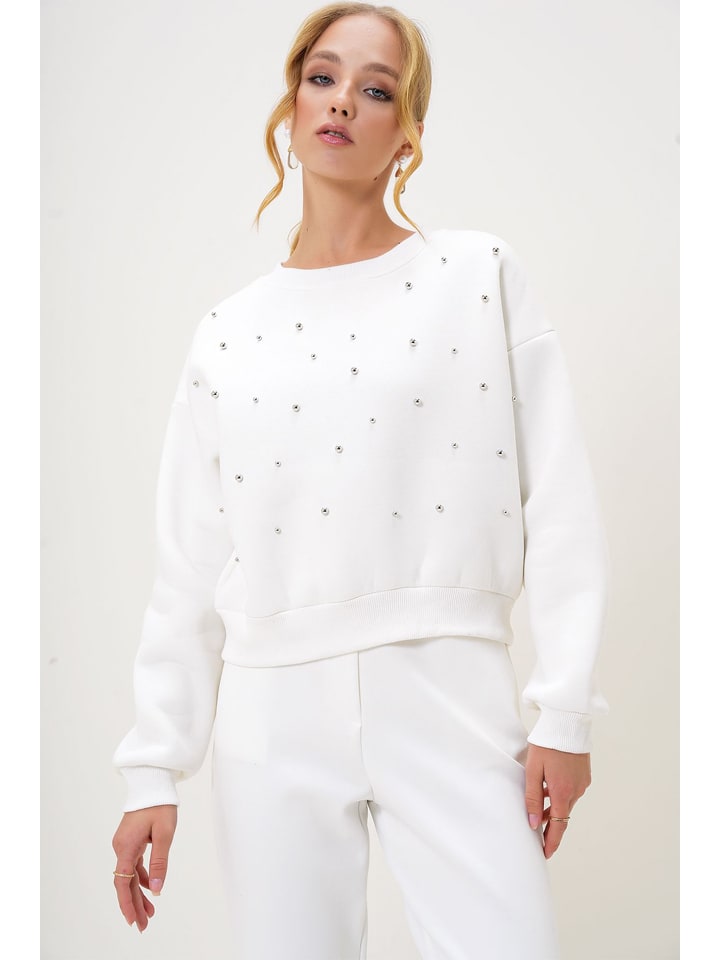 Mikina Happiness Istanbul Weiß 1036630 Sweatshirt in Weiß - 4