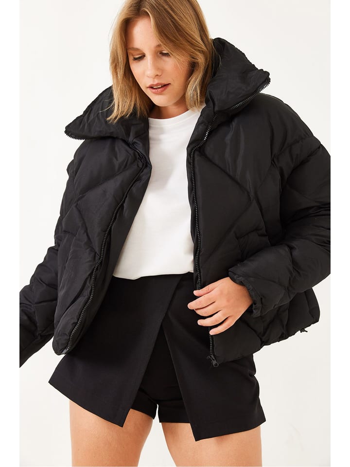 Dámska bunda Bianco Lucci Schwarz 1166188 Winterjacke in Schwarz - 2