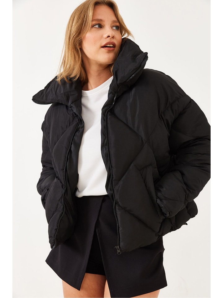Dámska bunda Bianco Lucci Schwarz 1166188 Winterjacke in Schwarz - 3