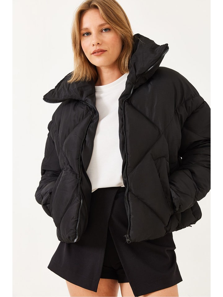 Dámska bunda Bianco Lucci Schwarz 1166188 Winterjacke in Schwarz - 5