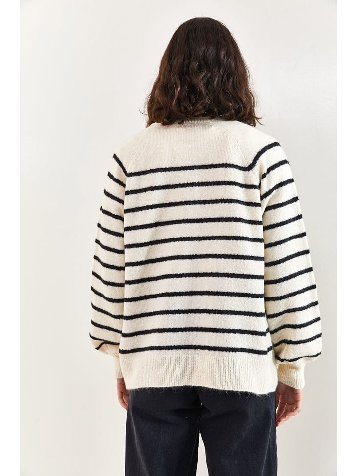 Sveter Happiness Istanbul Creme 814032 Pullover in Creme - 6