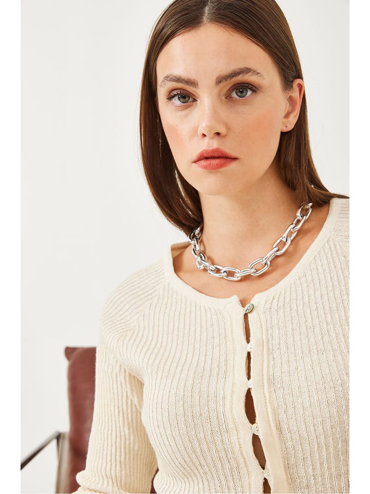 Sveter Happiness Istanbul Beige 7961682 Cardigan in Beige - 6