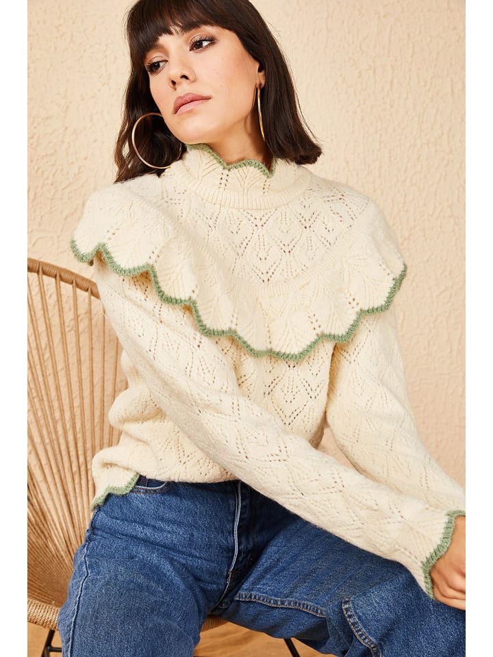 Sveter Happiness Istanbul Beige 560909 Pullover in Beige - 2