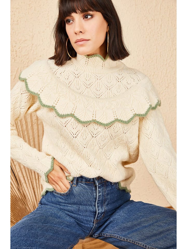 Sveter Happiness Istanbul Beige 560909 Pullover in Beige - 3
