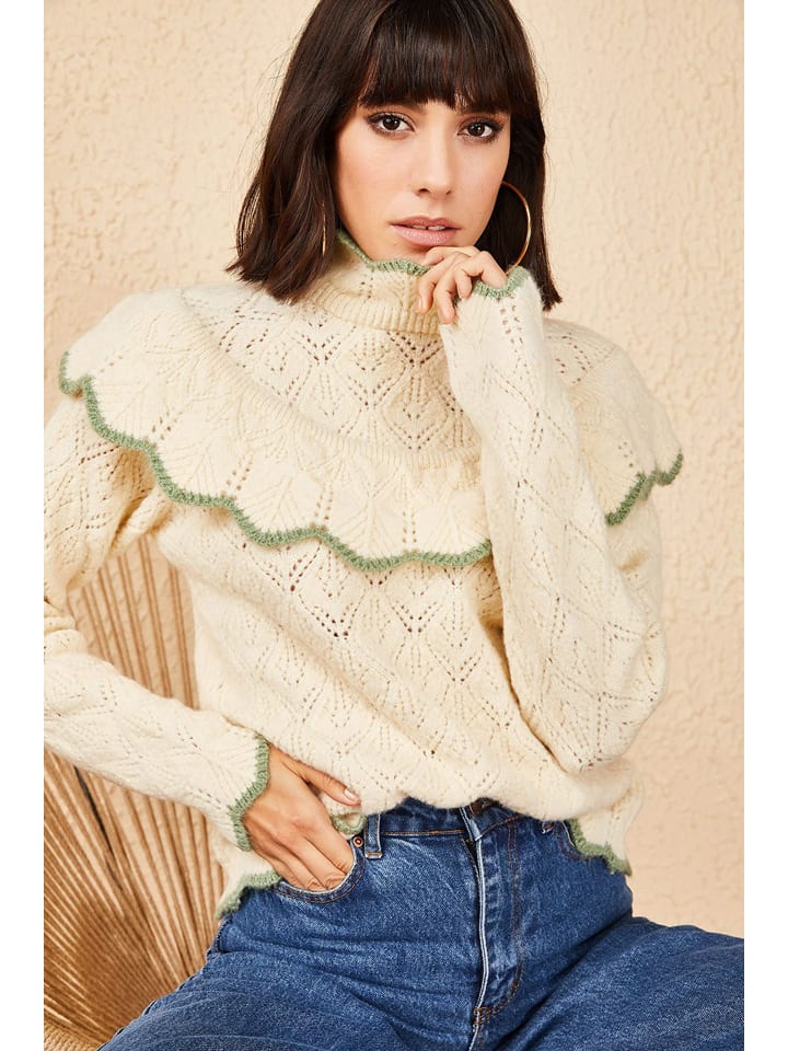 Sveter Happiness Istanbul Beige 560909 Pullover in Beige - 4