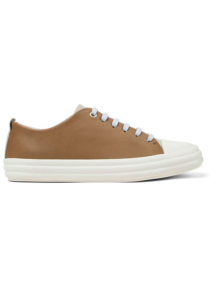 Tenisky Camper Hellbraun/ Beige 7486823 Leder-Sneakers in Hellbraun/ Beige - 3
