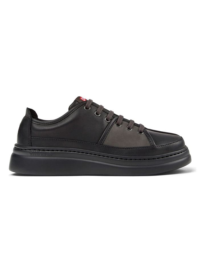 Tenisky Camper Schwarz/ Braun 3287651 Leder-Sneakers in Schwarz/ Braun - 2