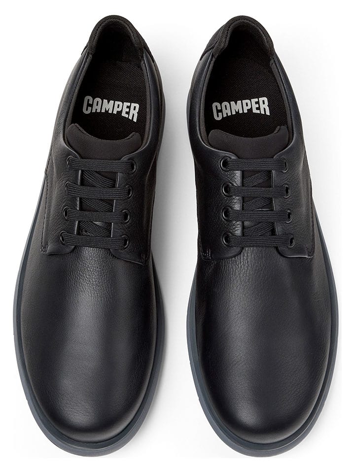 Topánky Camper Schwarz 905062 Leder-Schnürschuhe in Schwarz - 3