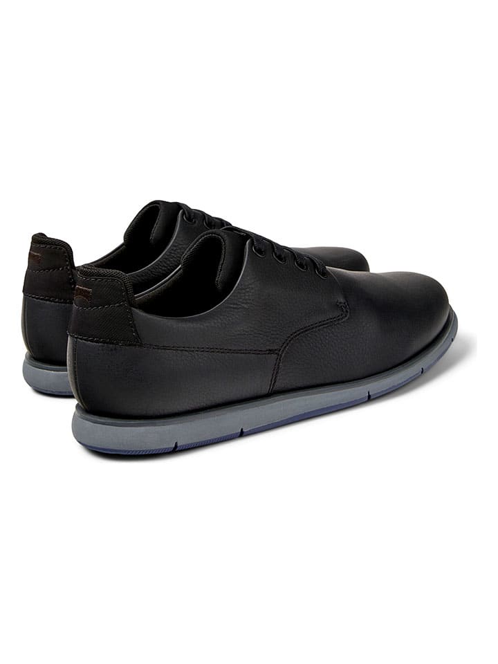 Topánky Camper Schwarz 905062 Leder-Schnürschuhe in Schwarz - 4