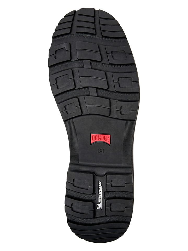Topánky Camper Schwarz/ Hellbraun 890601 Leder-Chelsea-Boots in Schwarz/ Hellbraun - 5