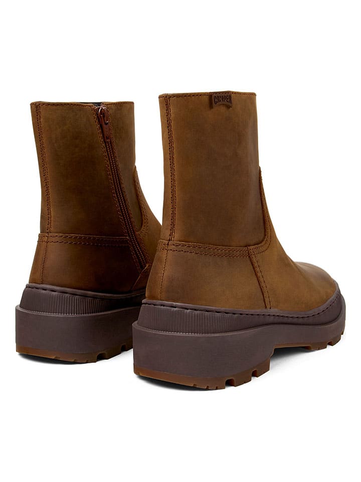 Topánky Camper Hellbraun 9728626 Leder-Boots in Hellbraun - 4