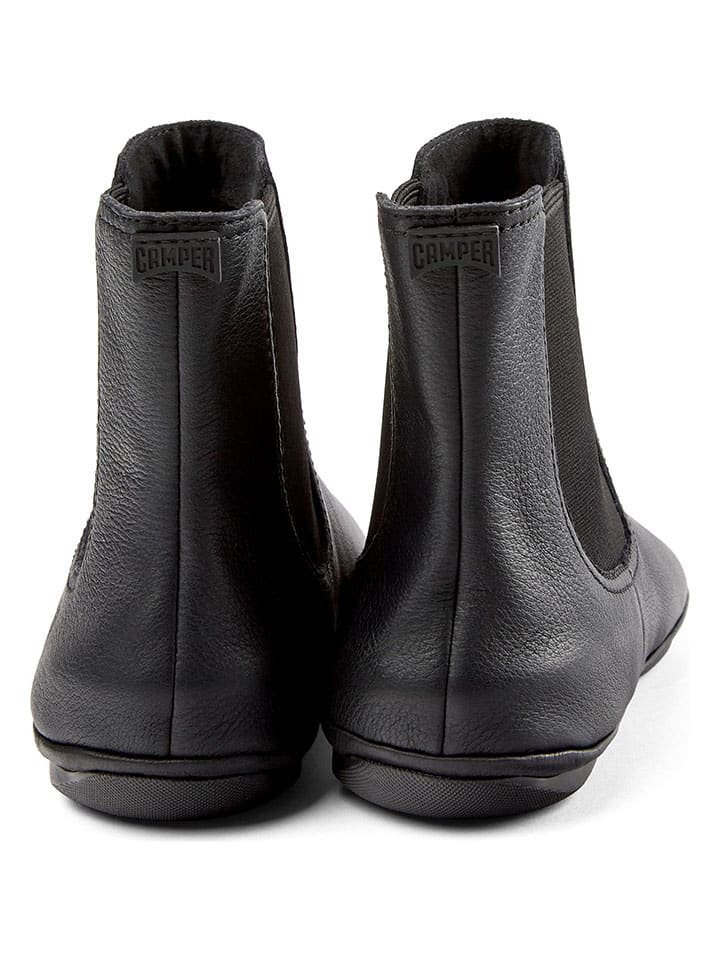 Topánky Camper Schwarz 374566 Leder-Chelsea-Boots in Schwarz - 4