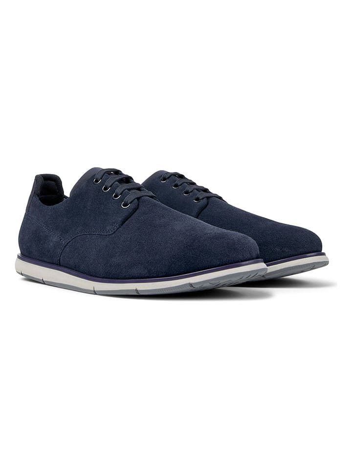 Topánky Camper Dunkelblau 626719 Leder-Schnürschuhe in Dunkelblau - 1