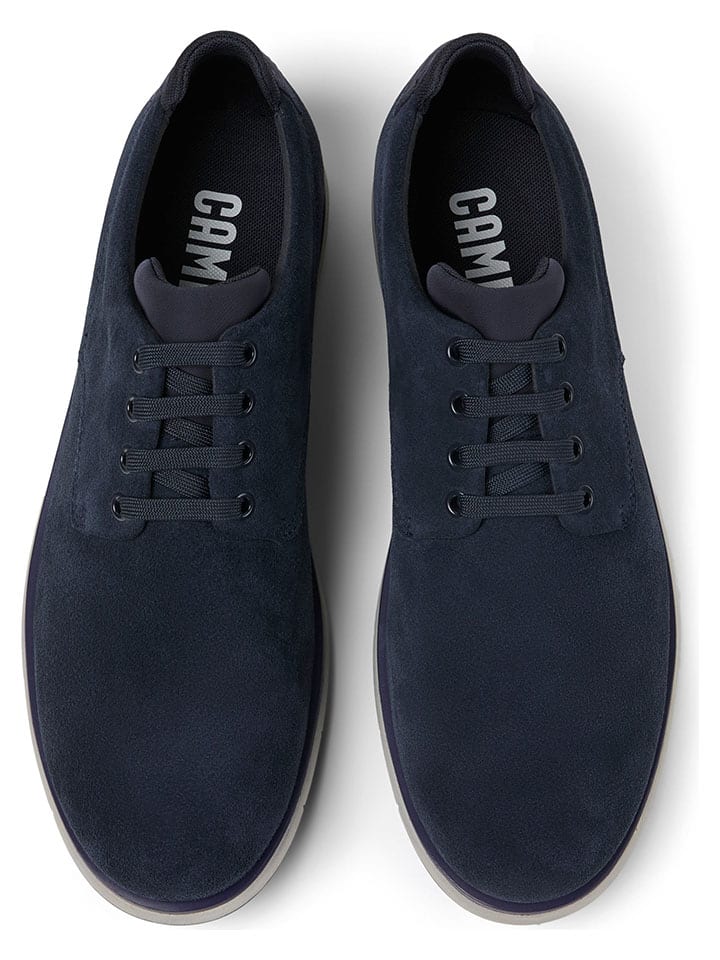 Topánky Camper Dunkelblau 626719 Leder-Schnürschuhe in Dunkelblau - 3