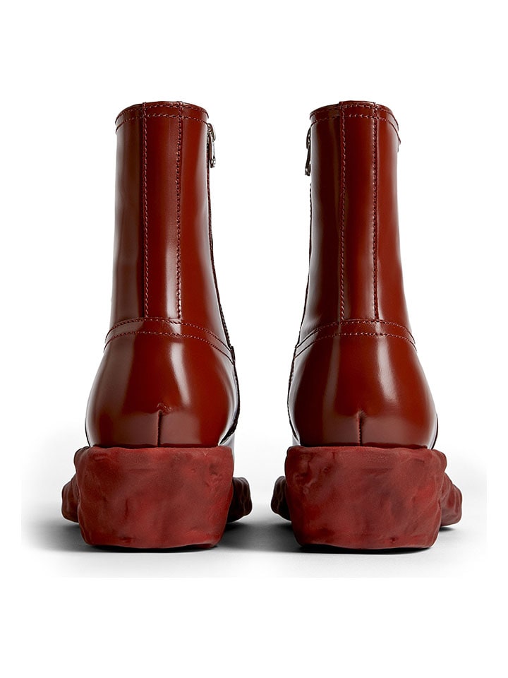 Topánky Camper Rot 7331082 Leder-Boots in Rot - 4