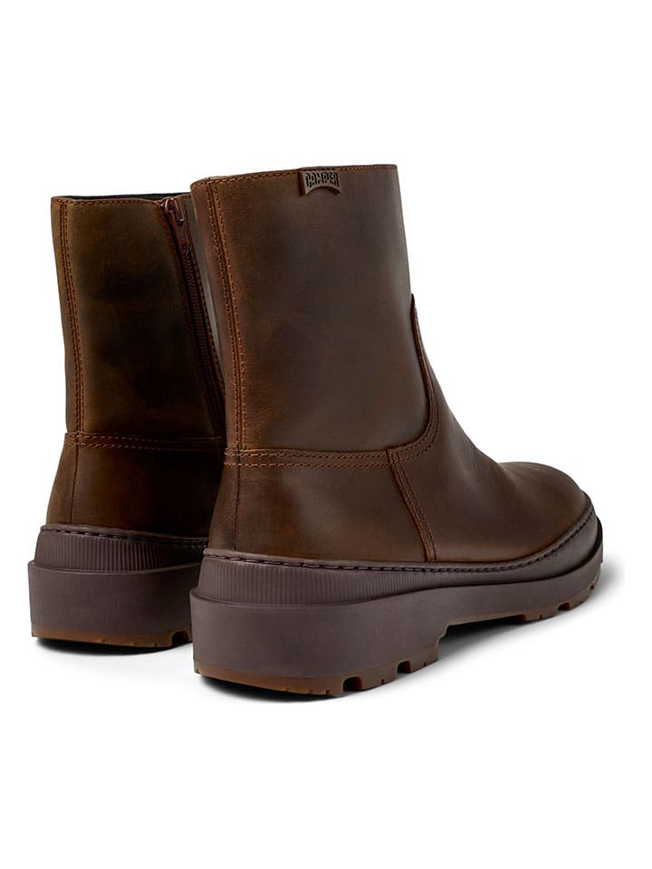 Topánky Camper Braun 640023 Leder-Boots in Braun - 4