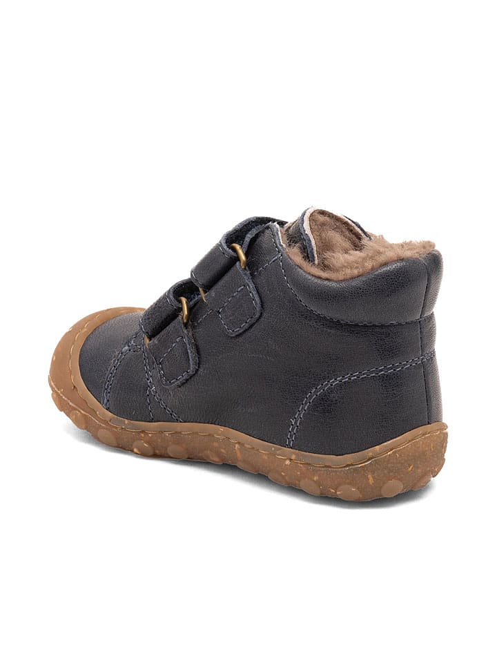 Tenisky bisgaard Dunkelblau 131692 Leder-Barfußschuhe "Hale" in Dunkelblau - 3