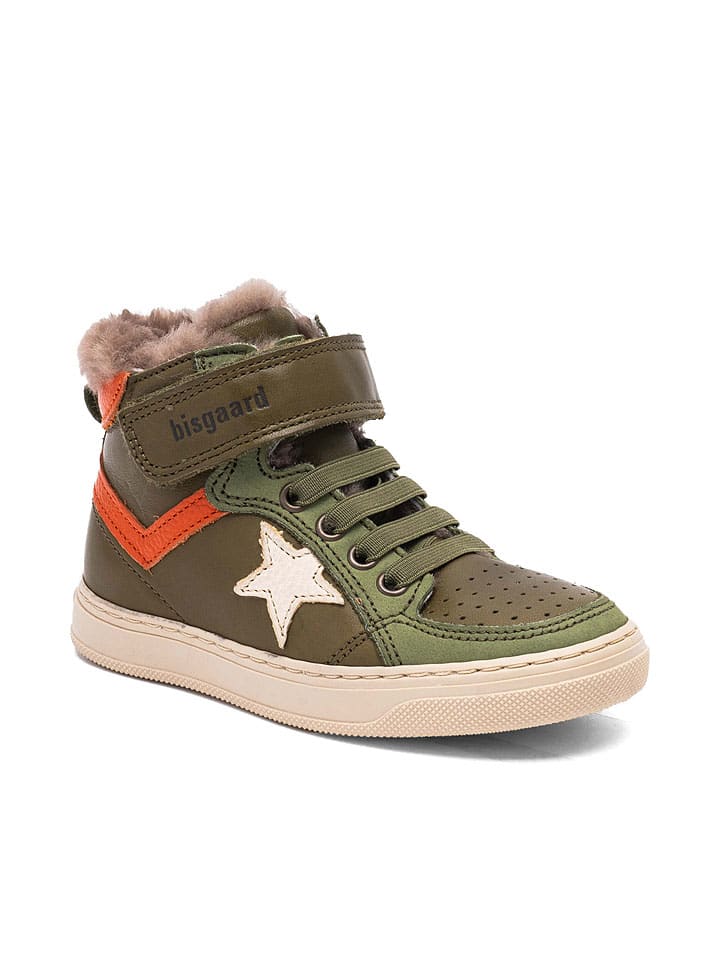 Tenisky bisgaard Khaki 8706459 Leder-Sneakers "Isak" in Khaki - 2