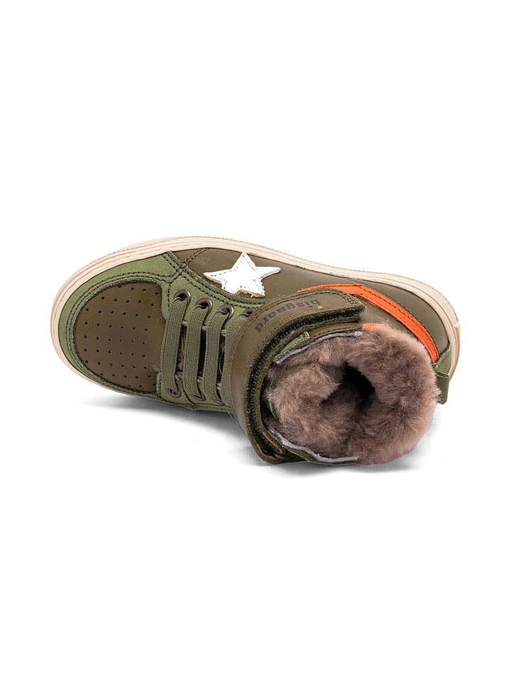Tenisky bisgaard Khaki 8706459 Leder-Sneakers "Isak" in Khaki - 5