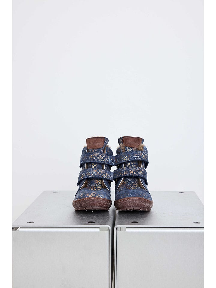 bisgaard Blau 9605527 Leder-Boots "Storm" in Blau - 4