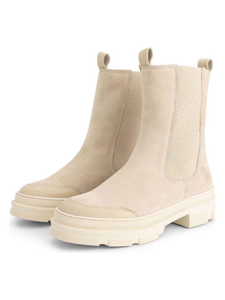Topánky TRAVELIN' Beige 9673923 Leder-Chelsea-Boots in Beige - 1