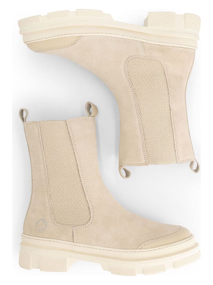 Topánky TRAVELIN' Beige 9673923 Leder-Chelsea-Boots in Beige - 4