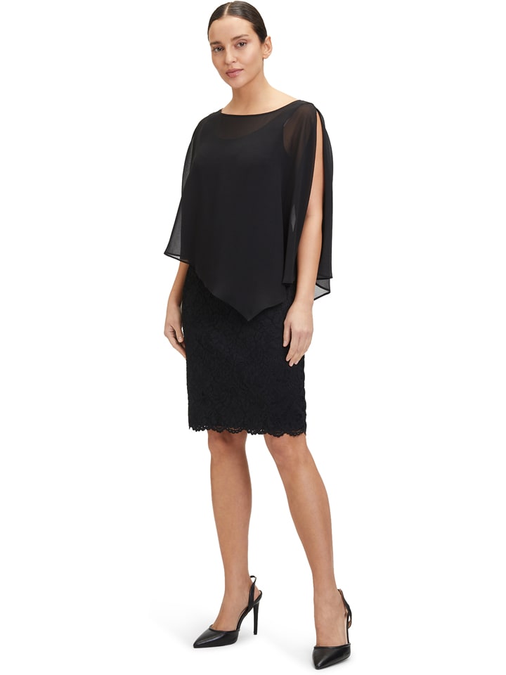 Šaty Vera Mont Schwarz 2226013 Kleid in Schwarz - 2