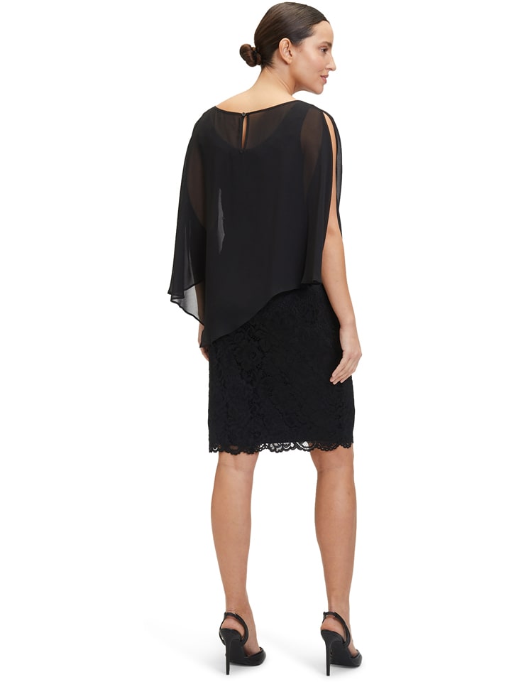 Šaty Vera Mont Schwarz 2226013 Kleid in Schwarz - 3